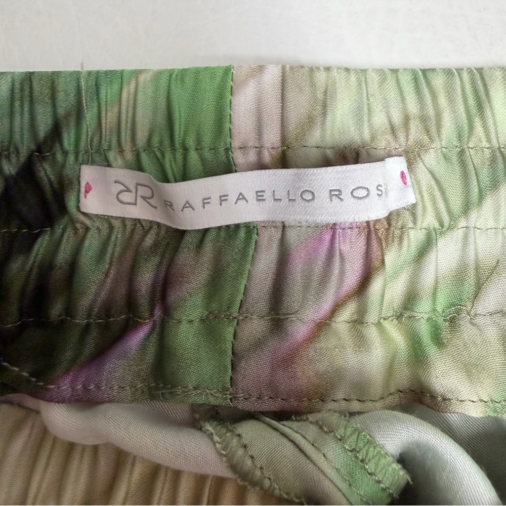 RAFFAELLO ROSSI Multicolor Patterned Wide-Leg Pants size 6 - Picture 8 of 11